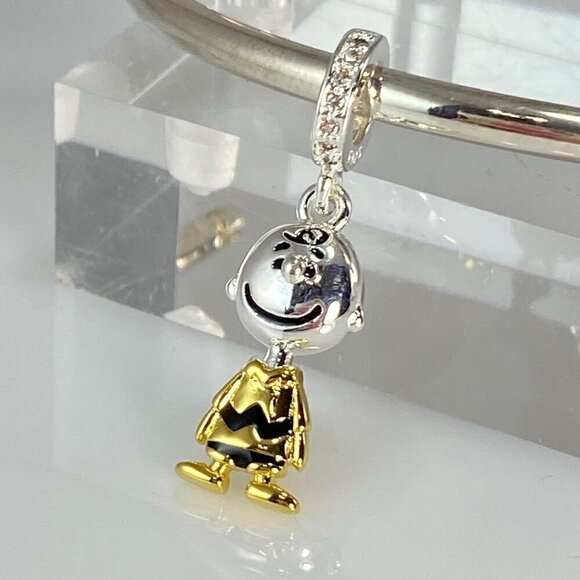 Peanuts Charlie Brown Dangle Charm - Picture 1 of 12
